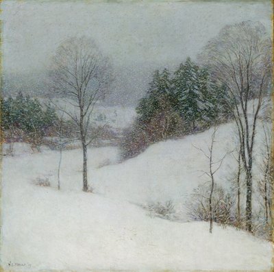 Der weiße Schleier, 1909 von Willard Leroy Metcalf